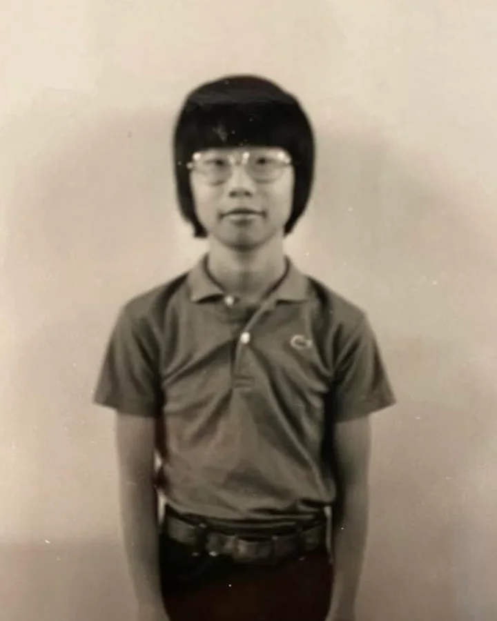 Joe Kim as a boy in Indiana.